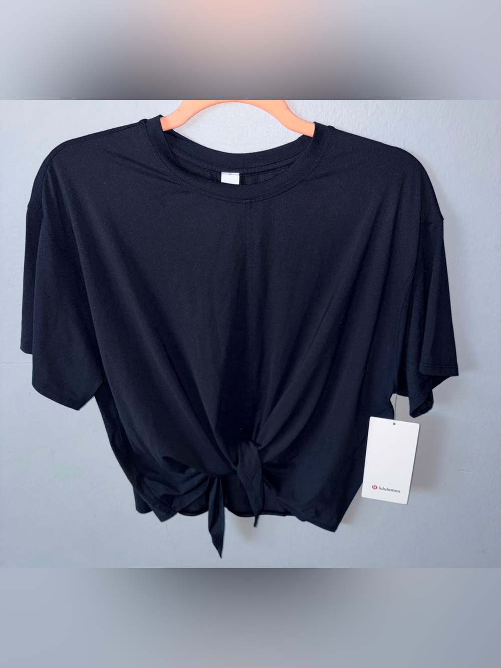 Women's Black Tie-Front Tee - lululemon athletica